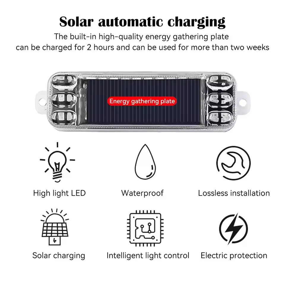 Solar powered cars, motorcycle - Sos Light Strobe recension och pris