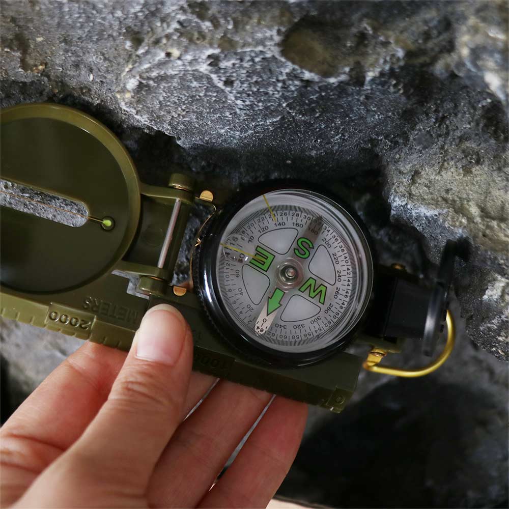 Waterproof Professional Compas - Compass Lensatic recension och pris