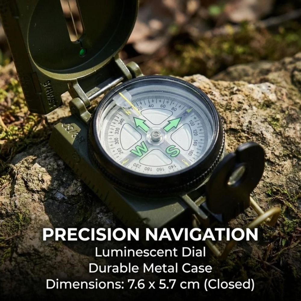 Waterproof Professional Compas - Compass Lensatic recension och pris