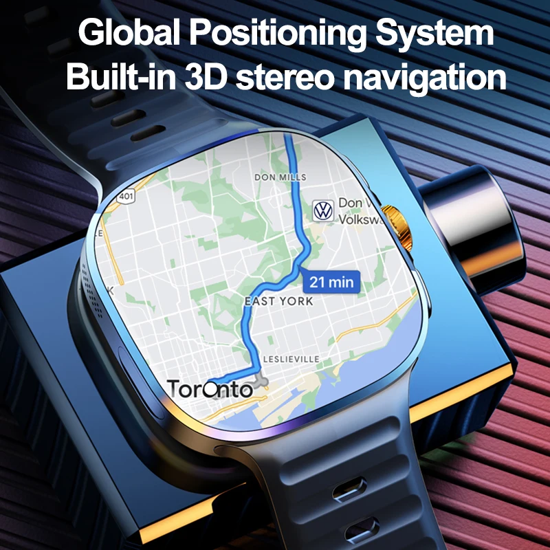 New Large Screen Smartwatch 4G - Compass Lensatic recension och pris