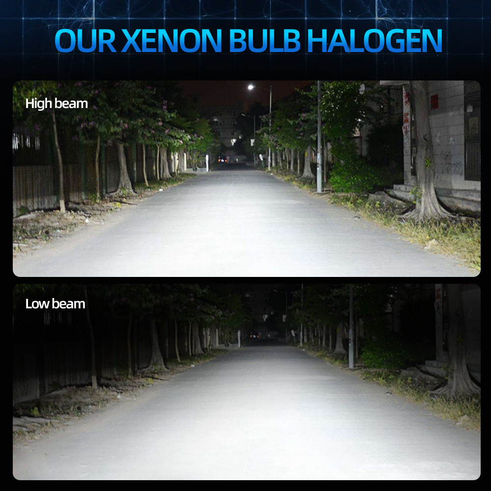 6x Combo LED Headlight 9005 H1 - Compass Lensatic recension och pris