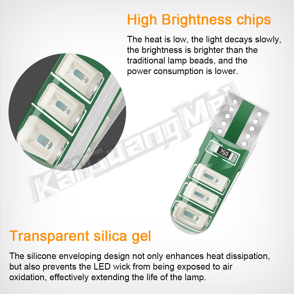 2/10PCS T10 W5W LED Light Canb - Sos Light Strobe recension och pris