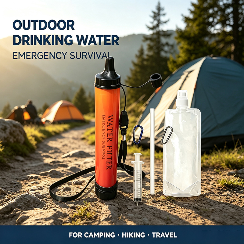 Outdoor Emergency Survival Wat - Water Purification Straw recension och pris