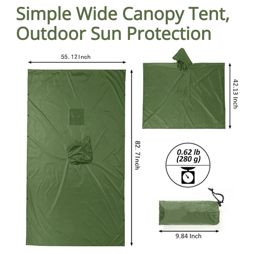 2026 For Camping Hiking 3-in-1 - Emergency Poncho Rain recension och pris